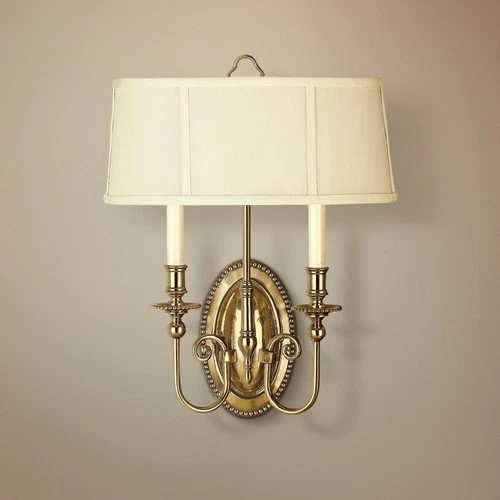 Hinkley Cambridge 18" High Burnished Brass 2-Light Wall Sconce - Picture 1 of 6