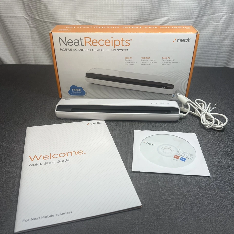 Neat Receipts NM-1000 Mobile Scanner & Digital Filing System - Image 2 of 4