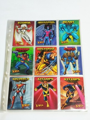 1997 FLEER SKY BOX X- MEN TRADING 50 CARD SET - KOMPLETT + ORIGINALVERPACKUNG