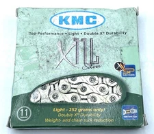 KMC X11L Chain 11 Speed 114 Links Silver New