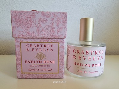 Crabtree & Evelyn Evelyn Rose 1.7 fl oz Eau De Toilette Spray New