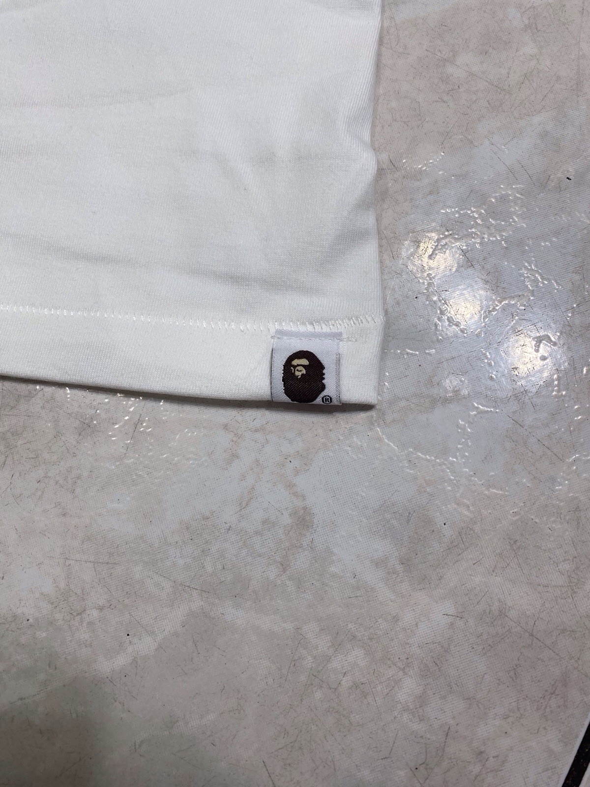 A Bathing Ape college tee white size : m includes tags and bag  thumbnail 5