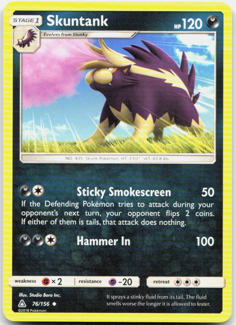 Skuntank 76/156 Uncommon Ultra Prism Pokemon Near Mint
