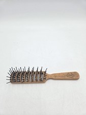 Vintage GOODY Wood Grain 7.5" Detangle Vented Blow Dry Hair Brush Made In USA