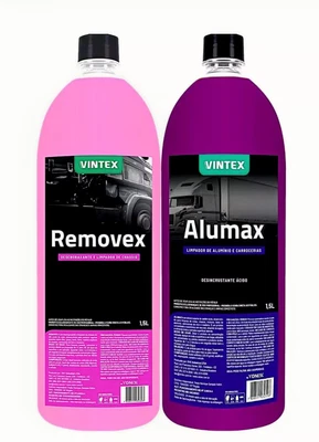 Vonixx Alumax + Removex Vintex Kit Degreaser Descaler Cleaner 2x1.5L Heavy-Duty - Bild 1 von 4