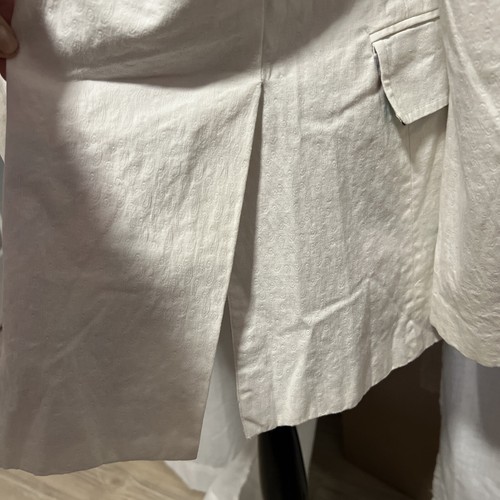 Urban Behavior Large Cotton Sport Coat Mens White Blazer 44 - Picture 12 of 13