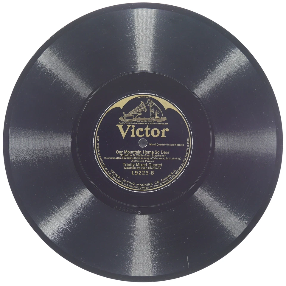 TRINITY MIXED QUARTET Though Deep'Ning Trials VICTOR 19223 EX- 78 10" 1925 - Image 4 of 4