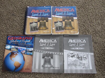 ABeka 8th Grade 8 AMERICA LAND I LOVE 3rd Edition Student Teacher SET ...