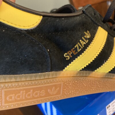 【未使用】adidas JFA ピステ XO ネイビー/イエロー Adidas Spezial Handball FX5676 Size US 11. New Damaged Box. Yellow