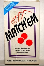 JAX LTD Match ‘Em Numbers Game – 1997 - #9000 - New