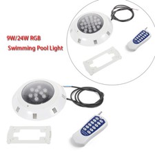 RGB LED Underwater Fountain Swimming Pool Light Waterproof Lamp  Remote NEW