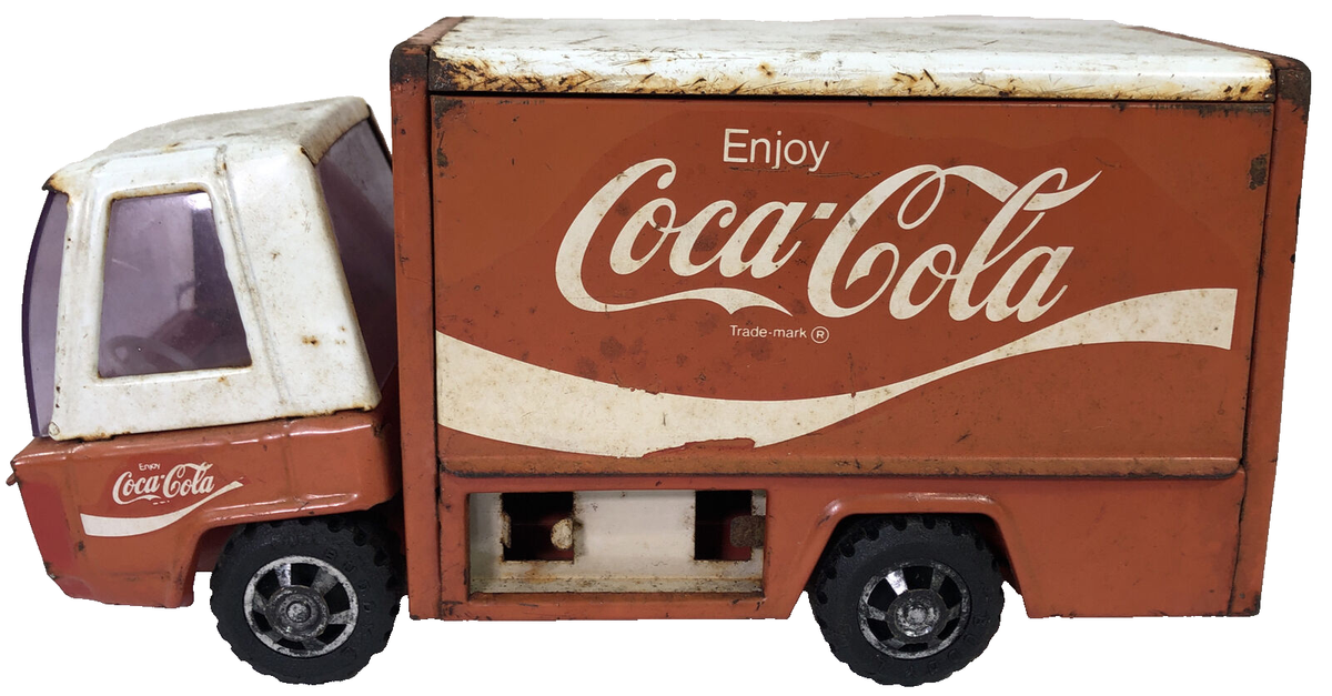 Vintage Buddy L Coca Cola Pressed Steel 9