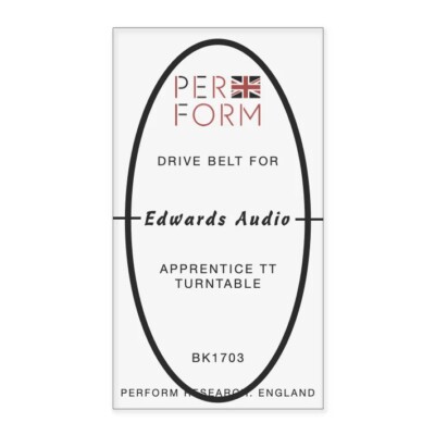 Edwards Audio Apprentice TT Antriebsriemen von Perform