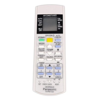 For All National Panasonic Air Conditioner Universal K Pn1122 Remote Control Ebay