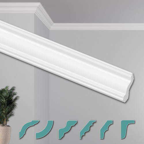 HEXIMO plafondlijsten modern piepschuim, 30 meter stuclijsten piepschuim lijsten - Afbeelding 33 van 78