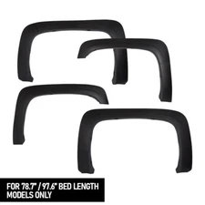 Fit For 07-13 Chevy Silverado 1500/2500HD/3500HD Factory Style Fender Flares