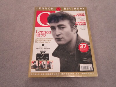 Q music magazine,November 2010,John Lennon 70th birthday issue ,etc