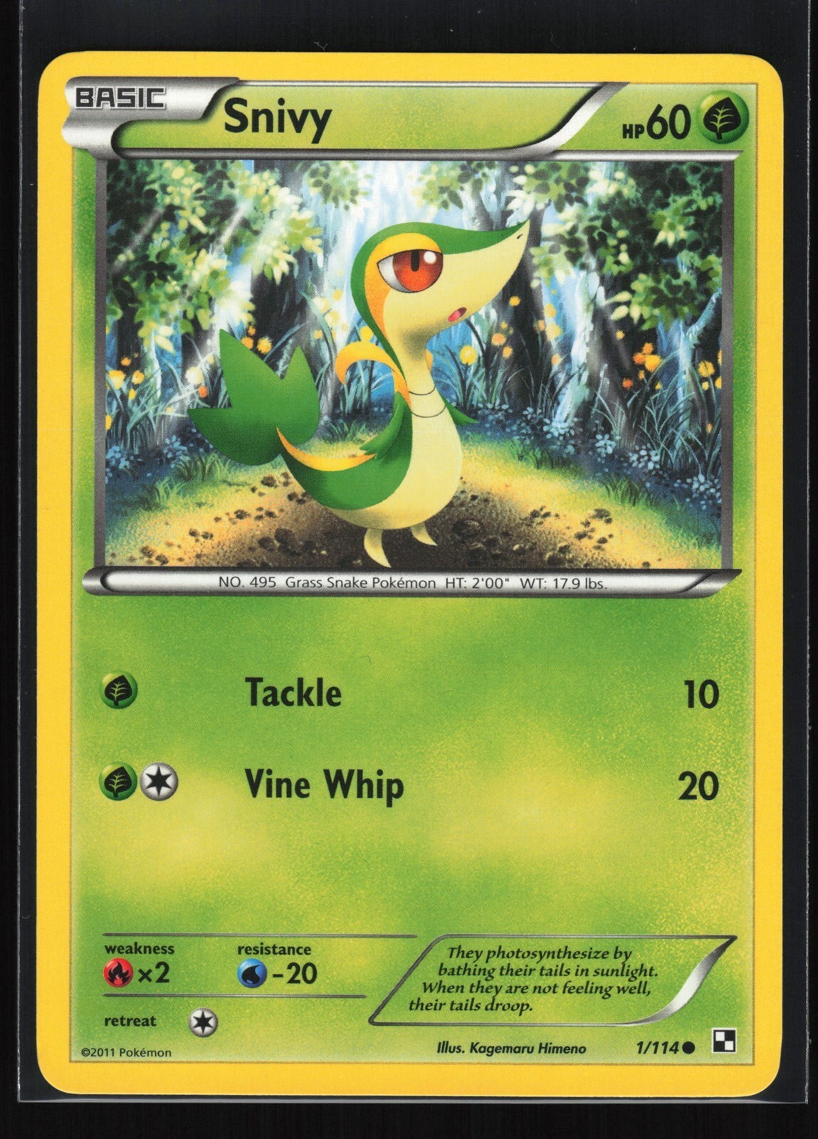 SNIVY Black & White #1 BLW(NM)(PKM)