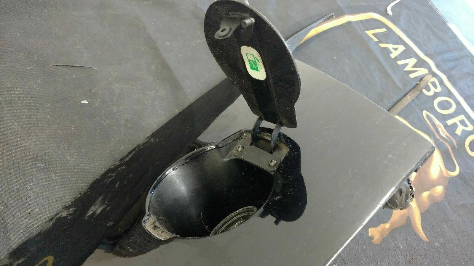 LAMBORGHINI MURCIELAGO PASSENGER RIGHT UPPER QUARTER PANEL TRIM OEM 418809954