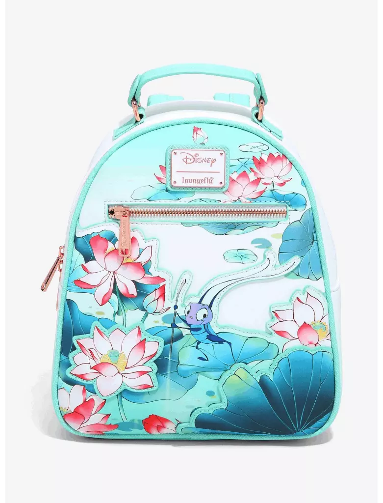 Loungefly Disney Mulan Cri Kee Mulan Lotus Mini Backpack