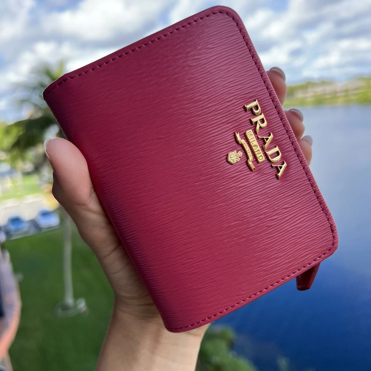 designer compact wallets