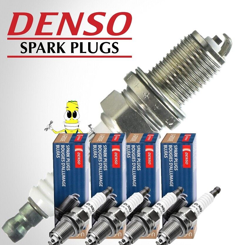Denso 3137 Q16PR-U U-Groove Spark Plug - Set of 4