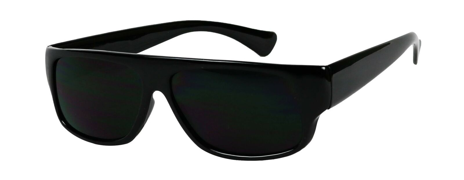 2 Pack, OG Flat Top Eazy E Shades w/Super Dark Lens Gangster Sunglasses, 100% UV