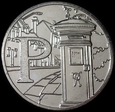 UK 10 Pence 2019 Elizabeth II P - Post Box Coin WCA 9885