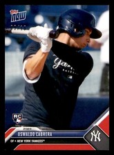 2023 Topps Now Opening Day Red Parallel #OD-23 Oswaldo Cabrera Yankees RC 9/10