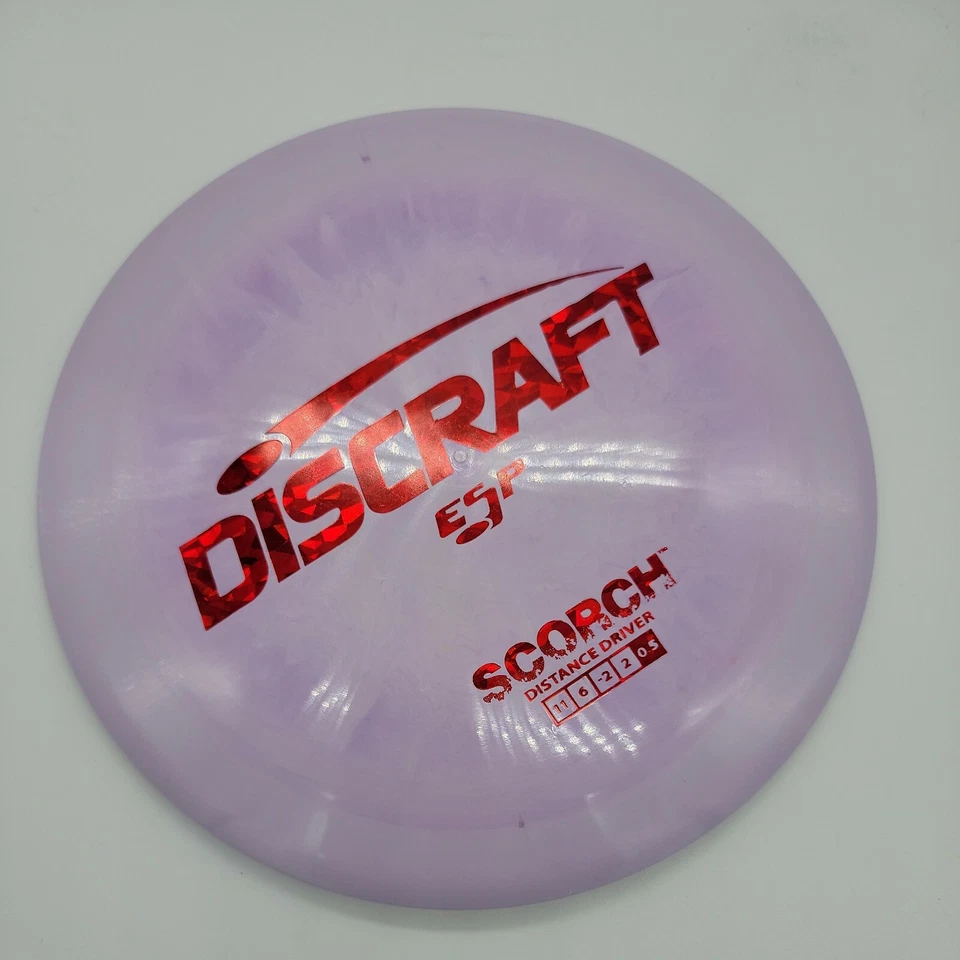 Discraft ESP Scorch LtPurple/Red Fracture Stamp 170-172g - Image 2 of 3