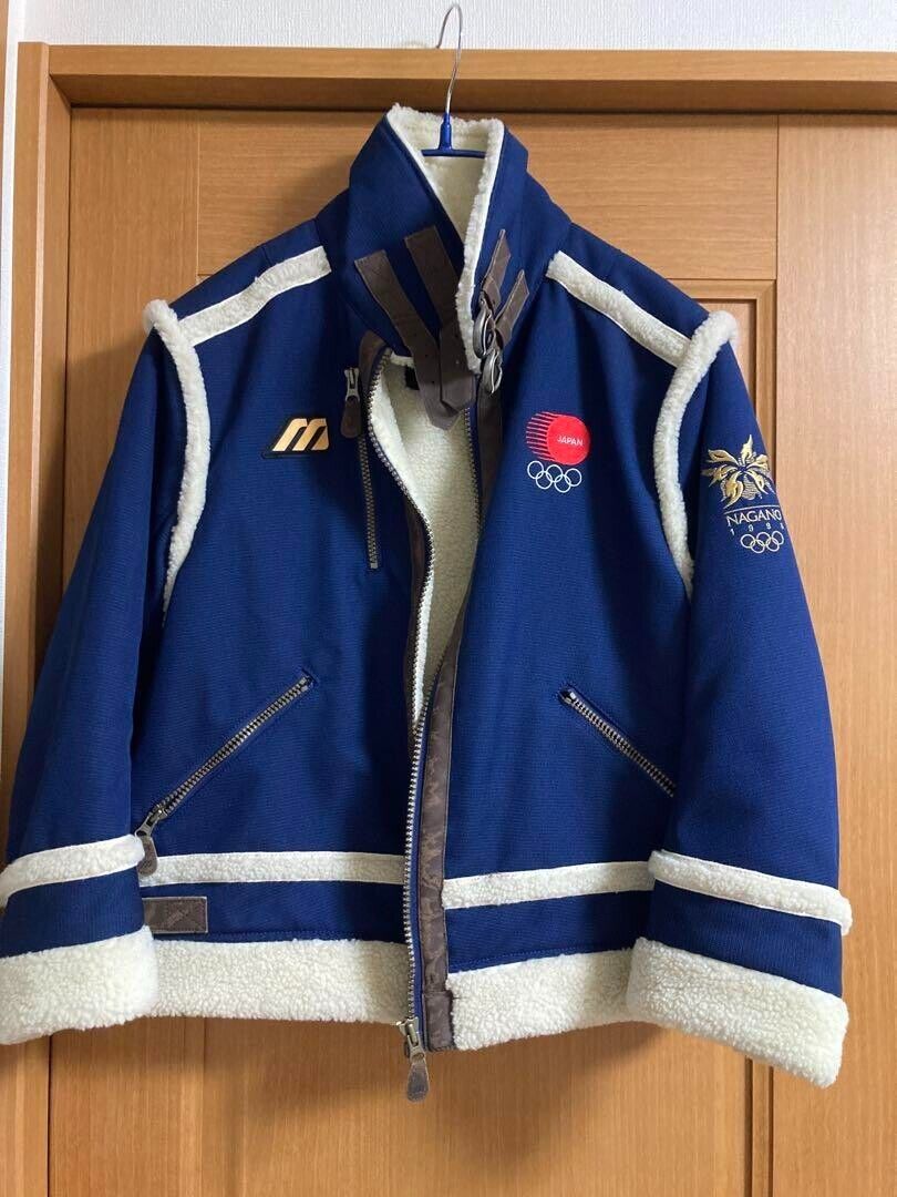 Nagano Olympics x mizuno Official Boa Jacket LOGO Winter Nagano Olympics x mizuno Official Boa Jacket LOGO Winter