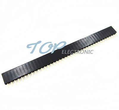 5PCS 40Pin 2.54mm Single Row Straight Female Pin Header Strip PBC Ardunio