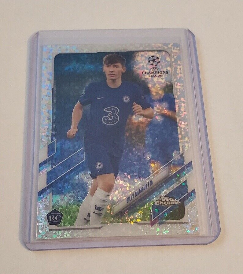 R67,271 - 2020-21 Topps Chrome UCL Speckle Refractor RC #66 Billy Gilmour