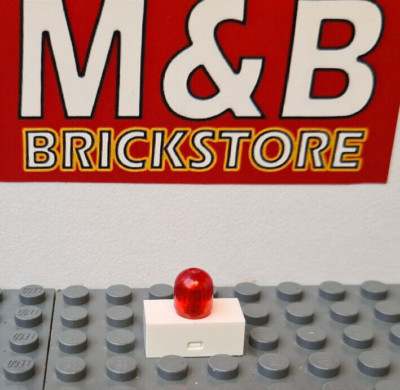 Lego City Technic Power Functions light & sound Licht Stein 1x2 rote Kappe#1178#