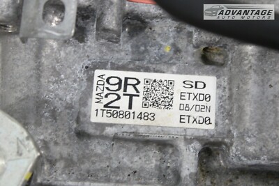 2020-2023 MAZDA CX-30 AWD 2.5L 6-SPEED AUTOMATIC TRANSMISSION GEAR