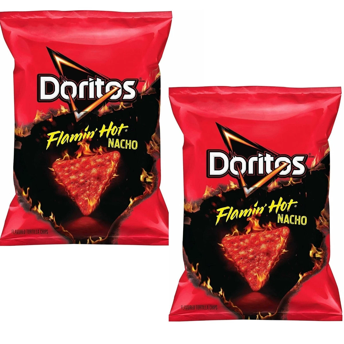 Doritos Nacho Cheese Flavored Tortilla Chips, Oz Bag/64, 58 OFF
