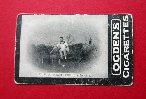 OGDENS TAB Cr 1901 CIGARETTE CARD  SPORTS PEOPLE   PUBLIC SCHOOLS CHAMPIONSHIPS