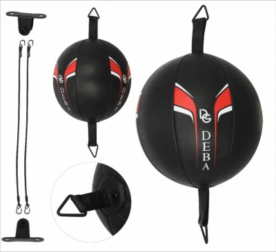 Deba® Punchingball aus Rindsleder Cowhide Doppelendball Speedball Boxbirne DE