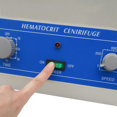 Centrifugeuse Laboratoire Hématocrite Micro-hématocrite Haute Vitesse - 100W - 12000 Tr/min - Puissant Et Fiable