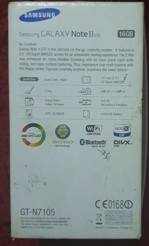 SAMSUNG GALAXY NOTE 2 ORIGINAL BOX. WHITE - Picture 12 of 12