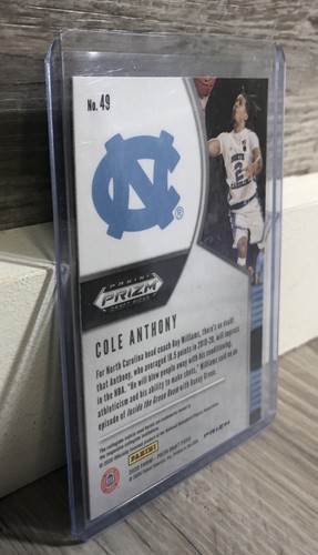 Prizm Draft Picks 2020-21 - Cole Anthony Green Prizm Rookie RC Rookie #49 - Imagen 5 de 6