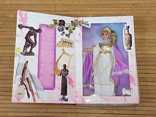 Vintage Mattel Great Eras Collection Dea Greca Barbie bambola #15005 nuova con scatola R1