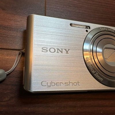 Sony Cyber-shot DSC-W610 14.1MP Digital Camera - Silver for sale