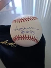 REGGIE JACKSON AUTOGRAPH BASEBALL Authenticated  By His Company.