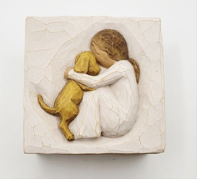 VTG 2003 Willow Tree ''Truly a Friend'' Trinket Box