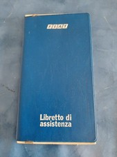 LIBRETTO GARANZIA ASSISTENZA MANUTENZIONE  FIAT 1979 127 RITMO X1/9 ABARTH  DINO