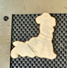 COPPERTONE GIRL AND DOG TAN DON'T BURN LOTION SEW ON PATCH 3 1/4" x 3 1/4" NOS — photo 2