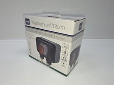 British General BG Storm Weatherproof Double Switched 13A Outdoor Socket