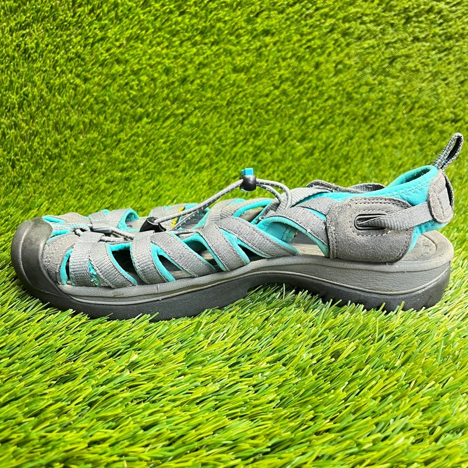 Женские повседневные босоножки Keen Whisper размер 9 серые синие пляжные для прогулок по воде походов - Изображение 2 из 4