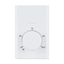 Stelpro SWT1F Single Pole Electric Heater Wall Thermostat, white